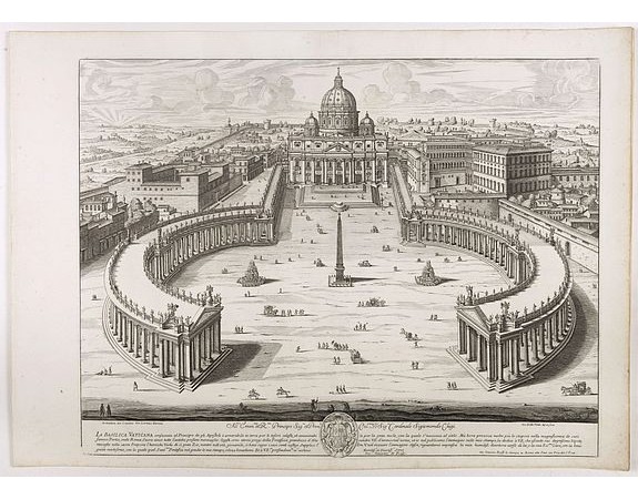 DE ROSSI, G. -  La Basilica Vaticana consacrata al Principe de gli Apostoli . . .