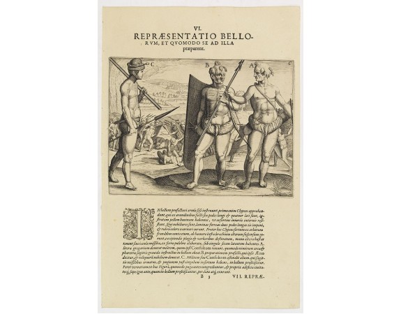 DE BRY, Th. -  VI. Repraesentatio  Bellorum, et Quomodo se ad Illa praeparent.