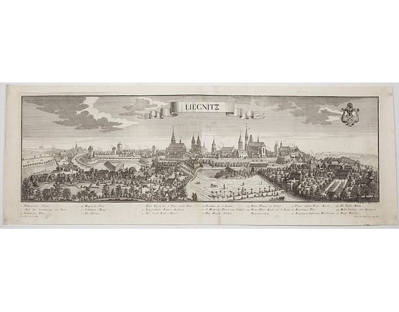 WOLFF, J. heirs / WERNER, F. B. -  Lirgnitz. (Legnica)