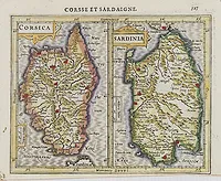 MERCATOR, G. / HONDIUS, J. - Corsica. / Sardinia.