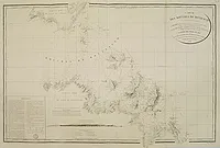 DÉPÔT DE LA MARINE. -  Carte des Bouches de Bonifacio.