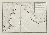 AYROUARD, J. -  Plan du golfe de talane et de la Baye de campe moro en l'isle de Corse..