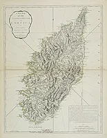 JEFFERYS, Thomas. - A New Map of the Island and Kingdom of Corsica, by Thomas Jefferys…