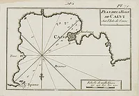 ALLEZARD, Jean Joseph - Plan de la Baye de Calvi Sur l'Isle de Corse [Pl. 71].