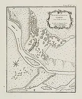 BELLIN, J.N. -  Plan de la Ville de Corte.