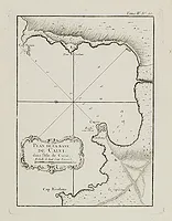 BELLIN, J.N. -  Plan de la Baye de Calvi.