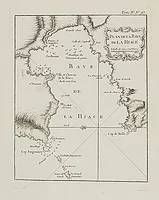 BELLIN, J.N. - Plan de la Baye de La Hiace.