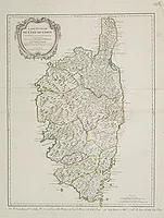 ROBERT DE VAUGONDY, G. - Carte  Nouvelle de l'Isle de Corse... Par ordre de M. le Maréchal de Maillebois.