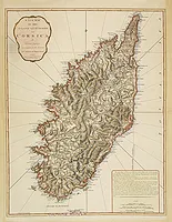 JEFFERYS, Thomas. -  A New Map of the Island and Kingdom of Corsica, by Thomas Jefferys…