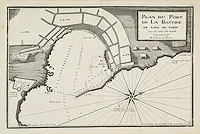 AYROUARD, J. - Plan du Port de la Bastide en Lisle de Corse.