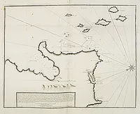 AYROUARD, J. - Carte d'une partie de la côte de L'isle de Corse contenant de puis le Cap de Fen jusque au golfe de S.te Manza…