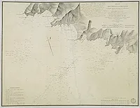 HELL. - Plan des Moines ou Monachi et de la partie adjacente de la Côte S.O. de l'Ile de Corse…