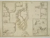 HELL / ADMIRALTY CHART. - The Island of Corsica surveyed by M. Hell, Capitaine de Vaisseau.