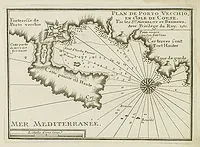 MICHELOT, Henri & BREMOND, Laurent. - Plan de Porto Vecchio, en l'Isle de Corse.