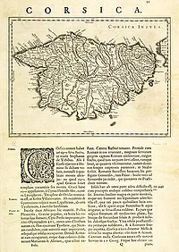 BLAEU, W. - Corsica Insula.