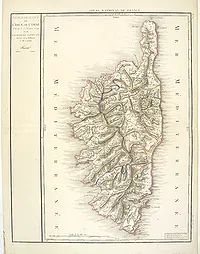 CHANLAIRE, P. G. - Département de l'Isle de Corse.