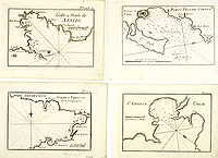 ALLEZARD, Jean Joseph. - Isle de Corse. Golfe de Valincou [Pl.152] / St Amansa [Pl 122]./ Porto Vecchio Corsica / Golfe et Rade de Ajacio [Pl. 123].