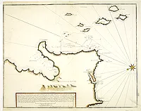 AYROUARD, J. - Carte d'une partie de la côte de L'isle de Corse contenant de puis le Cap de Fen jusque au golfe de S.te Manza…