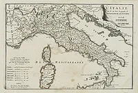 DE FER, N. / BRION… - L'Italie / Les Isles de Sardaigne et de Corse / L'Italie divisée…