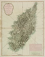 JEFFERYS, Thomas. - A New Map of the Island and Kingdom of Corsica, by Thomas Jefferys…