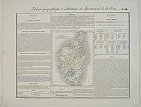 COUCHE, Louis-François / HACQ, J.M. - Tableau Géographique et Statistique du département de la Corse. (N°19).